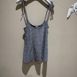 Rue21 Grey string blouse